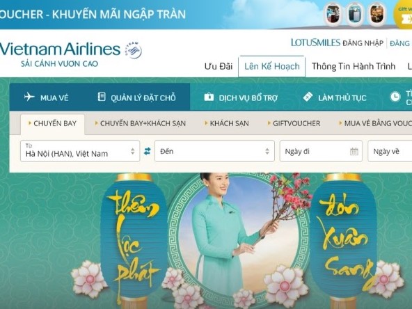 Kiểm tra tình trạng chuyến bay Vietnam Airlines
