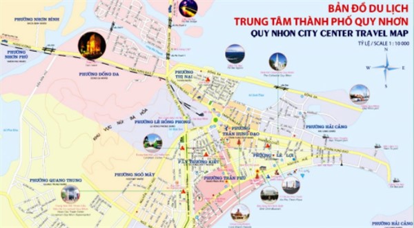 Bản đồ đường đi thành phố Quy Nhơn