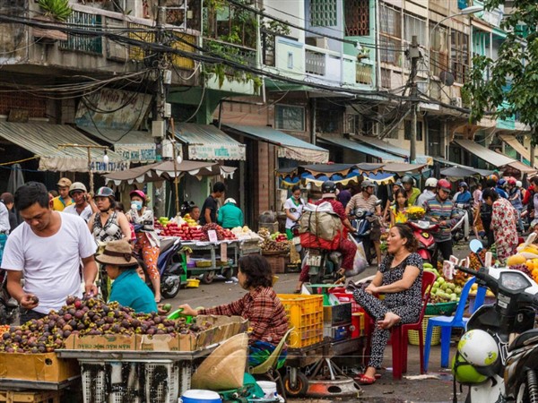 Một khu chợ điển hình ở Quy Nhơn